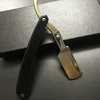 1Pcs Professional Barber Wooden Shaving Razors Manual Salon Haircut Removal Tools Men Beard Shaving Knife Holder Wholesale 6