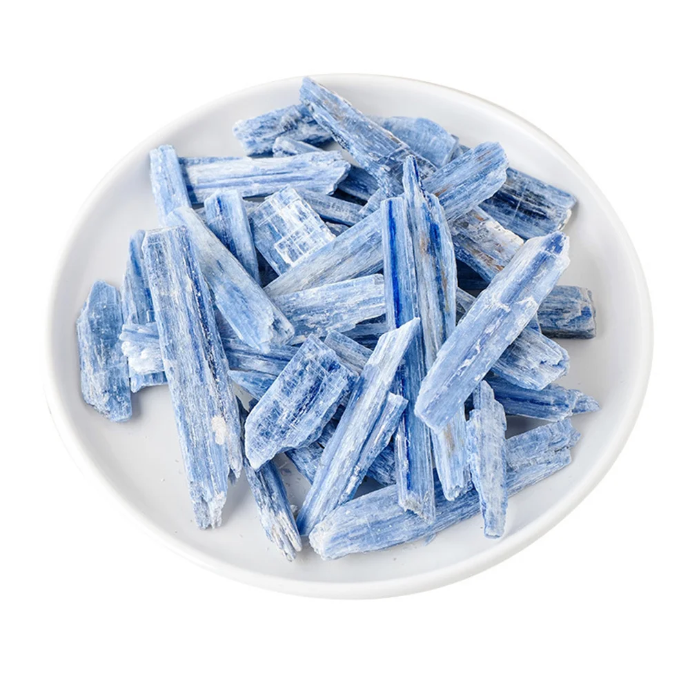 

Rare Blue Crystal Natural Kyanite Rough Gem Stone Mineral Reiki HealingSpecimen Witchcraft Home Decoration DIY Rock