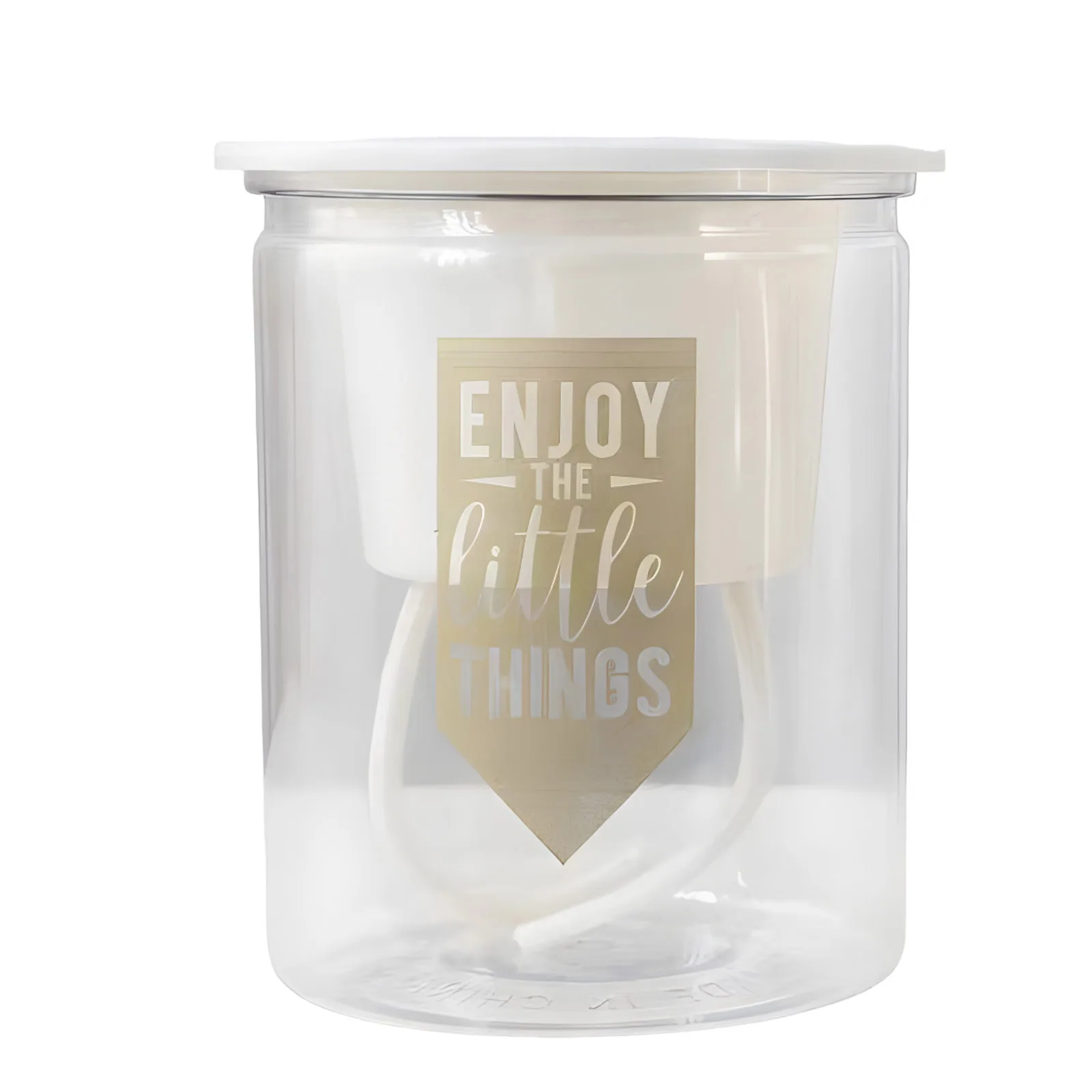 Self-Watering Indoor Planter with Absorbent Cotton Rope