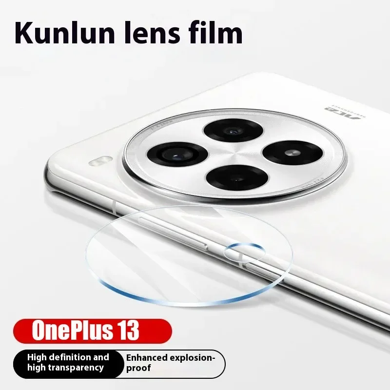 Premium Full Glue Tempered Glass Camera Lens Protector - Durable Protective Film