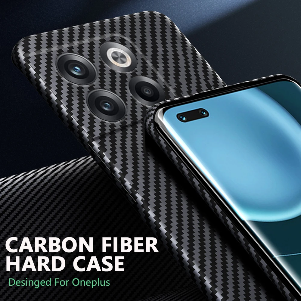 

Carbon fiber Hard Case for Oneplus ACE Pro Slim and lightweight Anti-fall Busines Full Coverage Phone Cover Case For ACE Racing