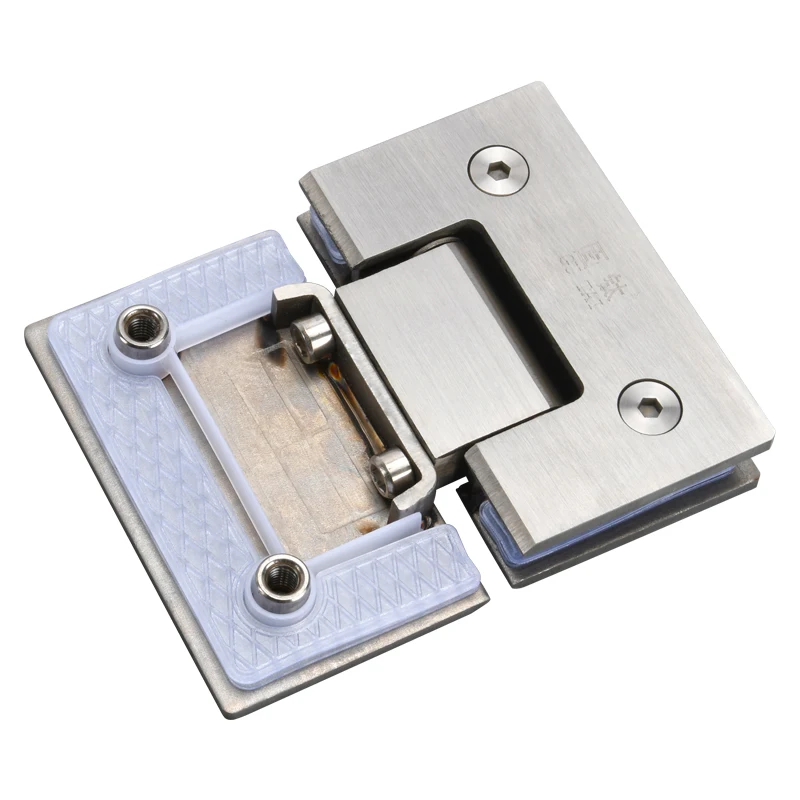 Glass Door Bathroom Clip Accessories Shower Room Frameless Glass Door Hinge Gasket Rubber Pad Decorative Cover Stainless Steel Hinges Door Hinges Shower Room Glass Clamp
