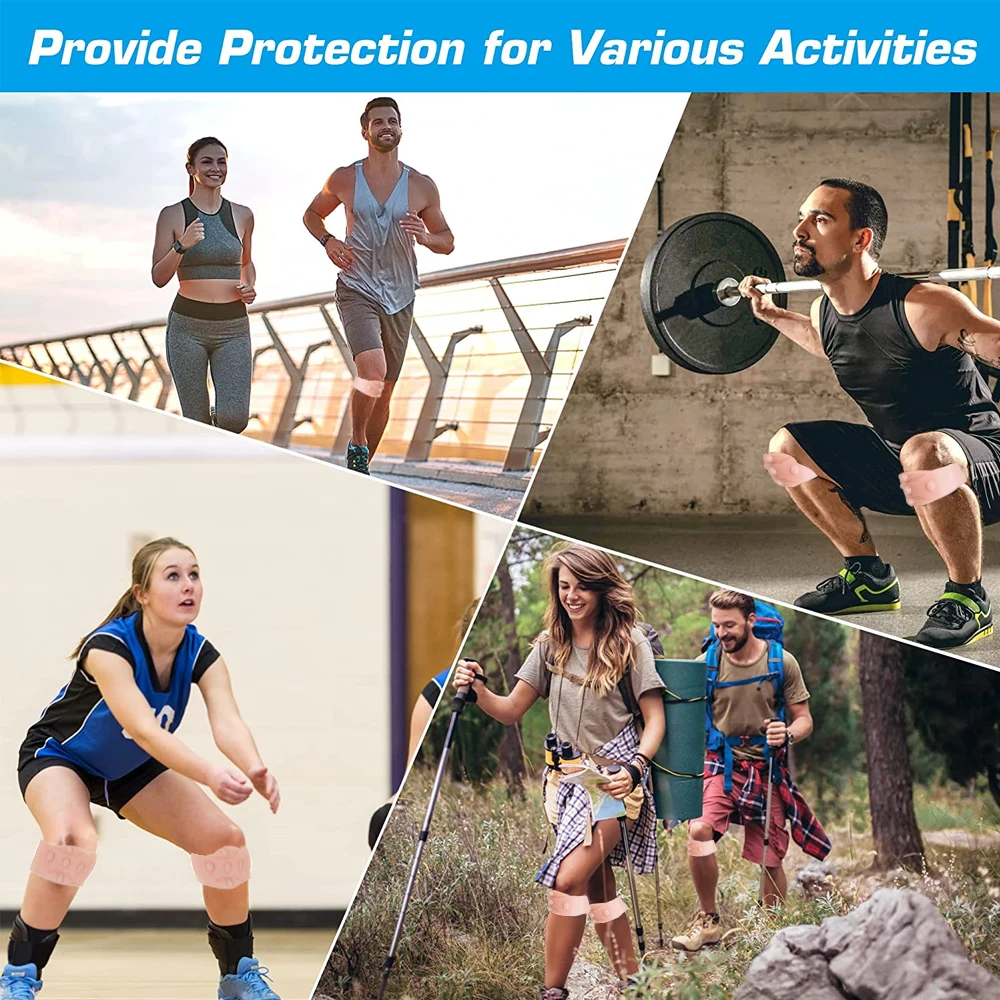 BYEPAIN 1Pcs Magnet Therapy Knee Strap, Knee Pain Relief Support Brace Hiking, Soccer, Basketball, Running, Volleyball & Squats 6