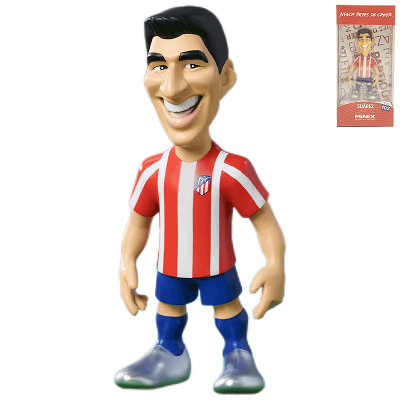 Minix Collectible Figurines International Giant Club Football Star Series  Messi Maradona Mbappe Collection Model Action Figures