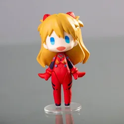 Evangelion Anime Character Figurine - Kawaii Car Decoration Collectible Toy Gift - 10cm (Asuka A)