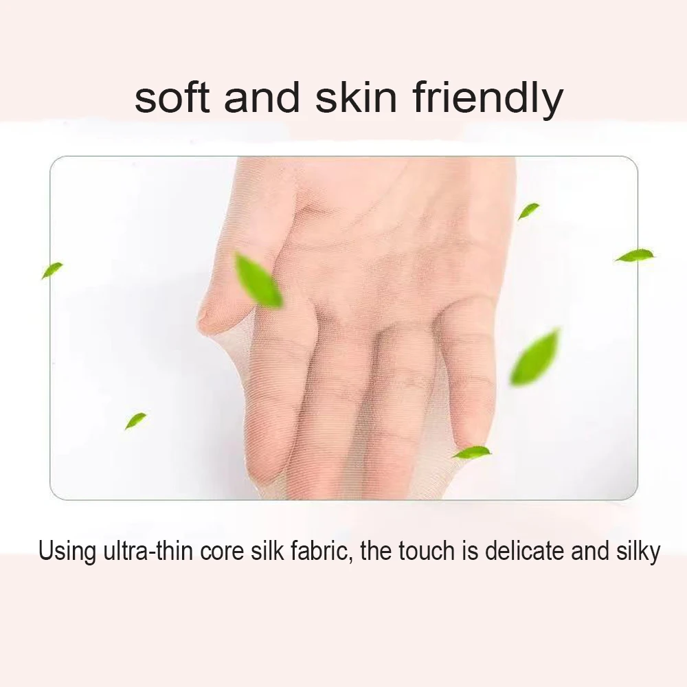 Womens Socks 5/10 Pairs Women Soft Non-slip Summer Ultrathin Breathable Casual Lightweight Transparent Boat Socks