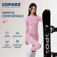 COPOZZ Winter Ski Thermal Underwear Sets Men Women Sweatwicking Breathable Quick Dry Tracksuit Ski Thermo Underwear Long Johns - Image 3