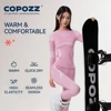 COPOZZ Winter Ski Thermal Underwear Sets Men Women Sweatwicking Breathable Quick Dry Tracksuit Ski Thermo Underwear Long Johns 3