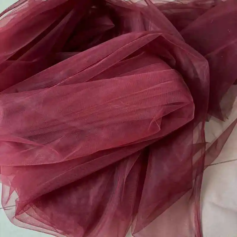 Elegant Purple and Pink Soft Tulle Fabric for Weddings and Celebrations