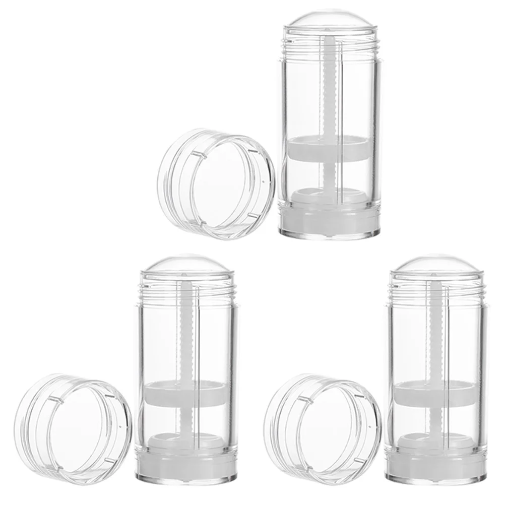 

3 Pcs Lipgloss Lipgloss Tube Tint Travel Lotion Container As Empty Containers