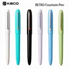 KACO Fountain Pens RETRO Wrapped Tip EF Nib Luxury Quality Stylish Macaron Color Easy to Write Tools All for School Accessories 1