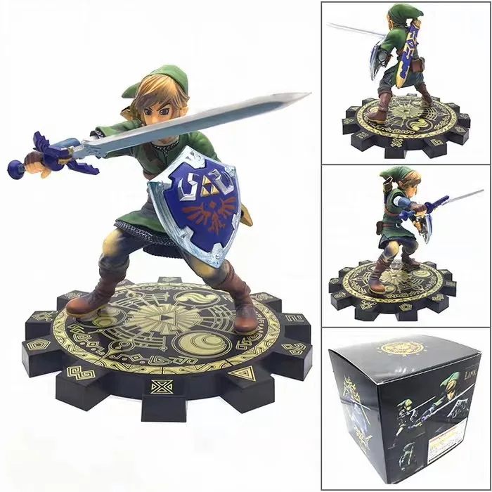 

Link Action Figure Anime The Legend of Zelda Skyward Sword 1/7 PVC Figurine Model Toy Adult Collectible Gifts Desktop Decoration