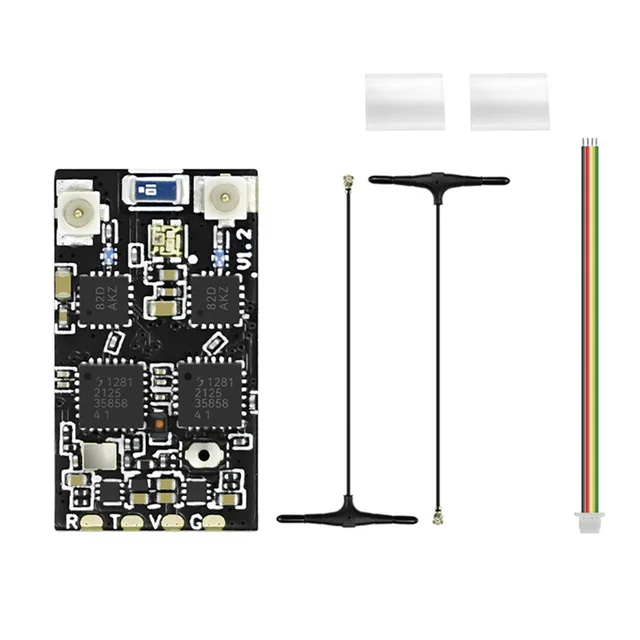 SEQURE 2.4Ghz Dual RX True Diversity Dual Antenna Receiver FPV Racing Drone Fixed Wing High Refresh Rate Low Latency 1