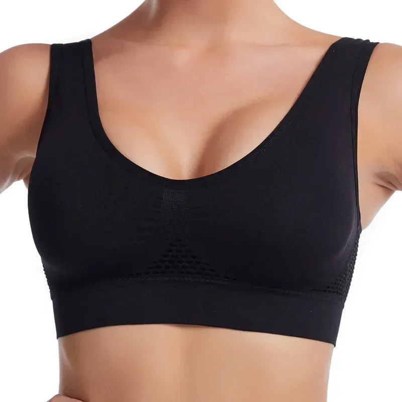 Customizable Sports Bras for Women Yoga Big Size Ladies Bralette Mujer Top Underwear Padded Fitness Running Vest Brassiere 2