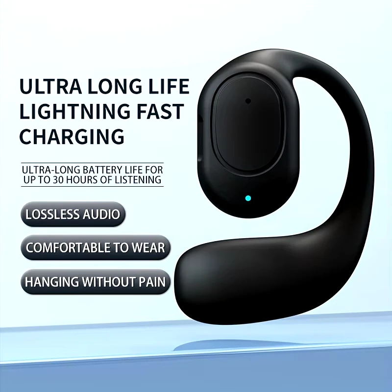Wireless Headphones Bluetooth Headset With Microphone Bone Conduction Handsfree Noise Canceling Earphones For Driving Audifonos 3