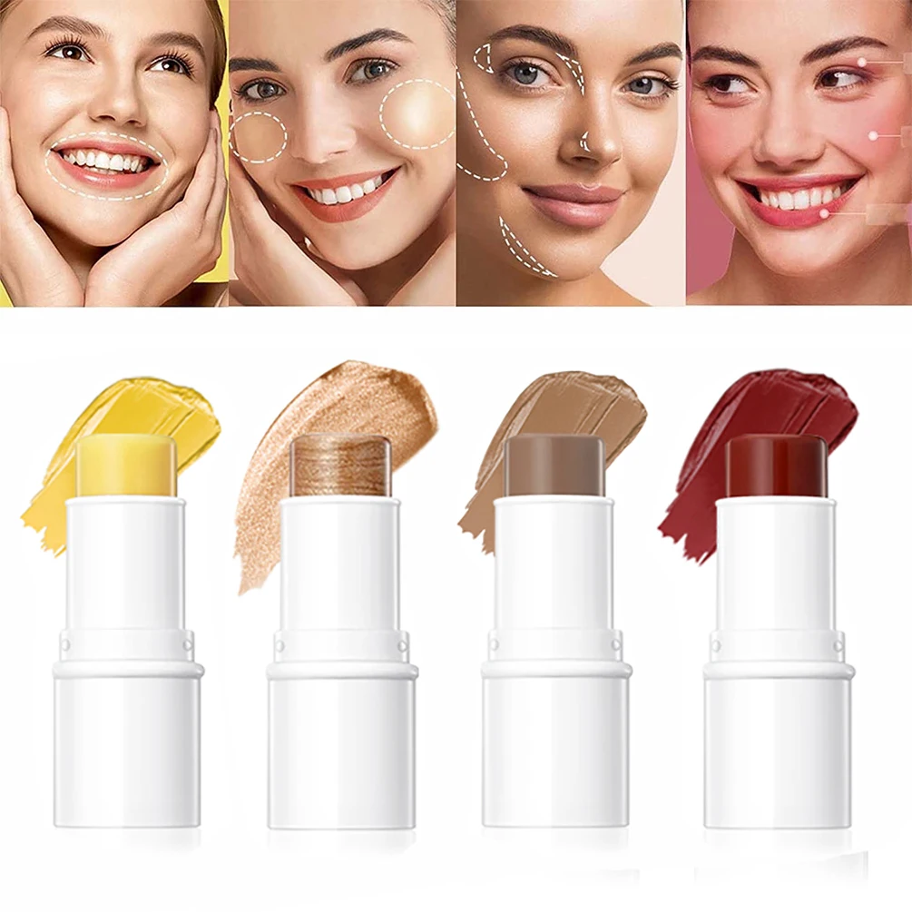 Highlighter Makeup Stick Glitter Contouring Bronzer For Face Blush