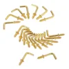10/20pcs L shape Dresser Cup Hooks Right Angle Screws photo hanger Light Hook line Storage hooks Frame Accessories 4
