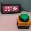 4-digit LED Countdown Clock Stopwatch with Remote Control, School Rush Answer Competition Game Timer, Button selectable, 1.5 in, 4