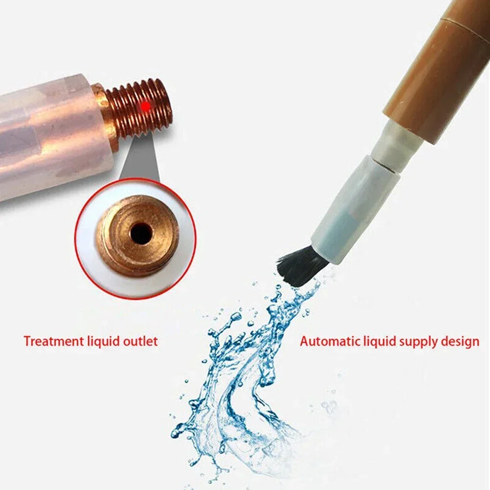 Pickling TIG WIG MIG MAG Brush M6 8 10 Cover Cleaning Tool Weld Cleaner Weldseam Carbon Fiber Brush/Acid Scrubbing Brush 3