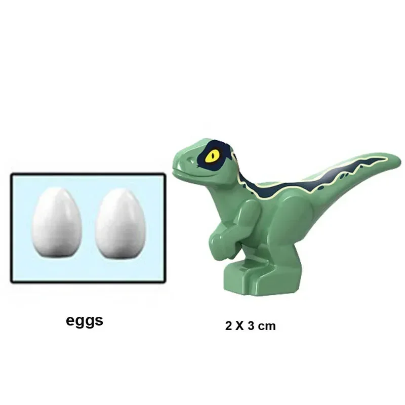 thumbnail image 1 of Figuras de bloques de construcción de dinosaurios de Jurassic World Park, Velociraptor, Raptor, Indominus Rex, Indoraptor, modelo de bestia, juguetes para niños, 1 of 5