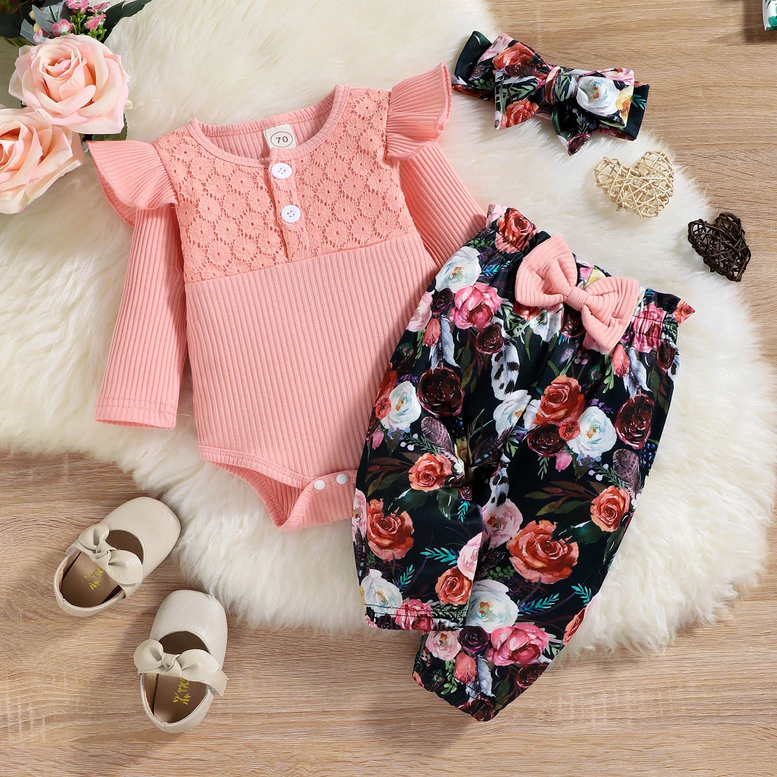 2023NewBabyGirlClothesSet6121824MonthsInfantGirlsClothes