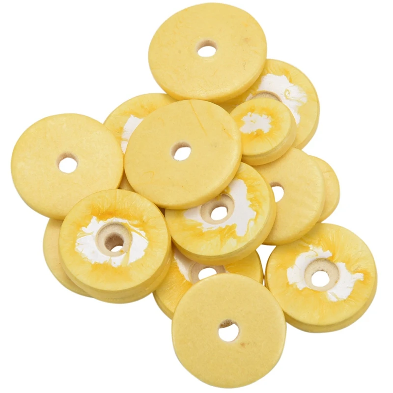 

16 Pcs Flute Leather Pads Replacement Durable Exquisite Wind Instrument