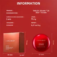 Fond de teint coréen à coussin d'air, correcteur hydratant naturel léger, contrôle du sébum, Base de maquillage longue durée pour femmes 6