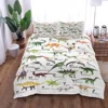 World Dinosaurs Children Duvet Cover Set EU Single Double King US Twin Full Queen Size  Bed Linen Set 6