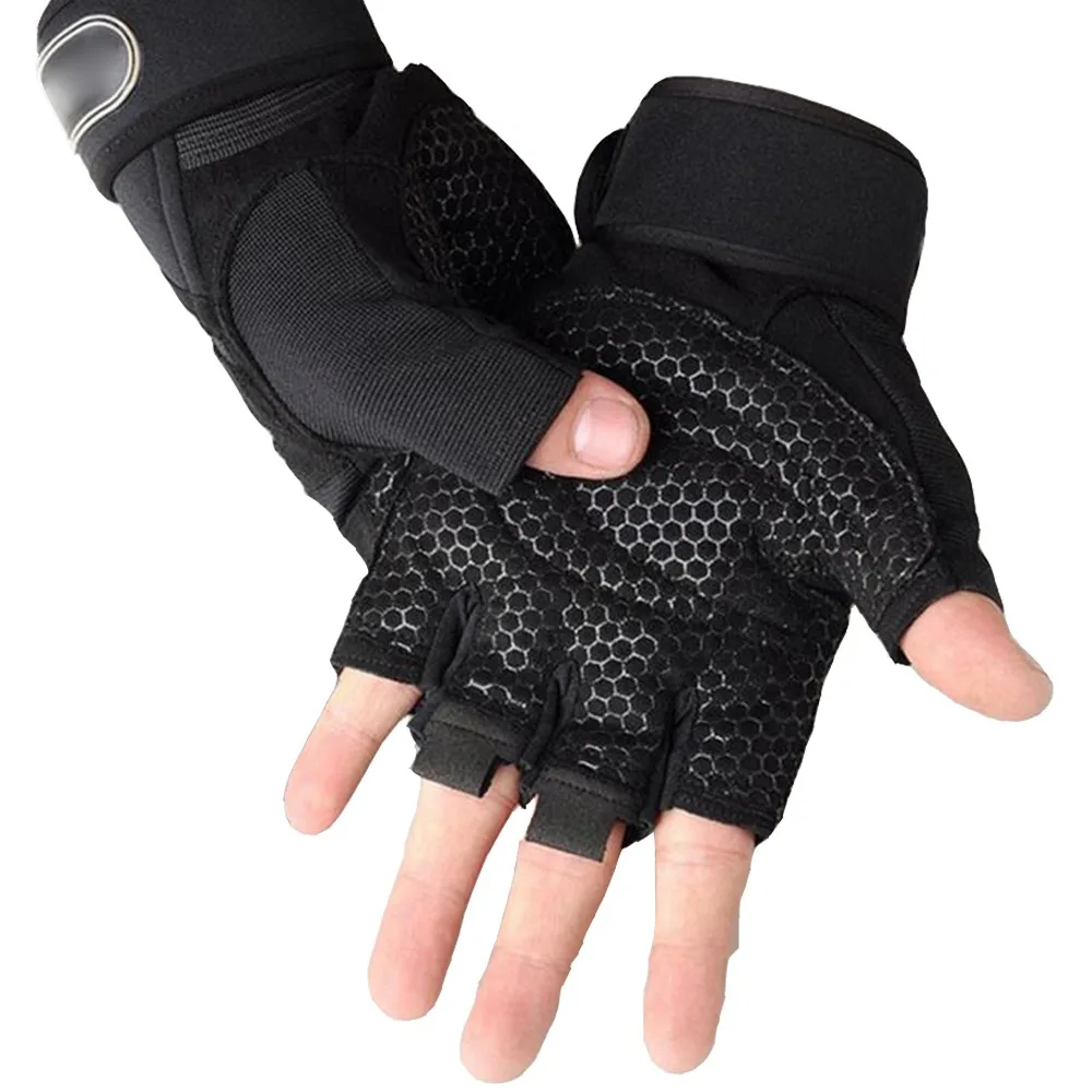 Gym Gloves Fitness Weight Lifting Gloves Body Building Training Sports Exercise Cycling Sport Workout Glove for Men Women M/L/XL 2