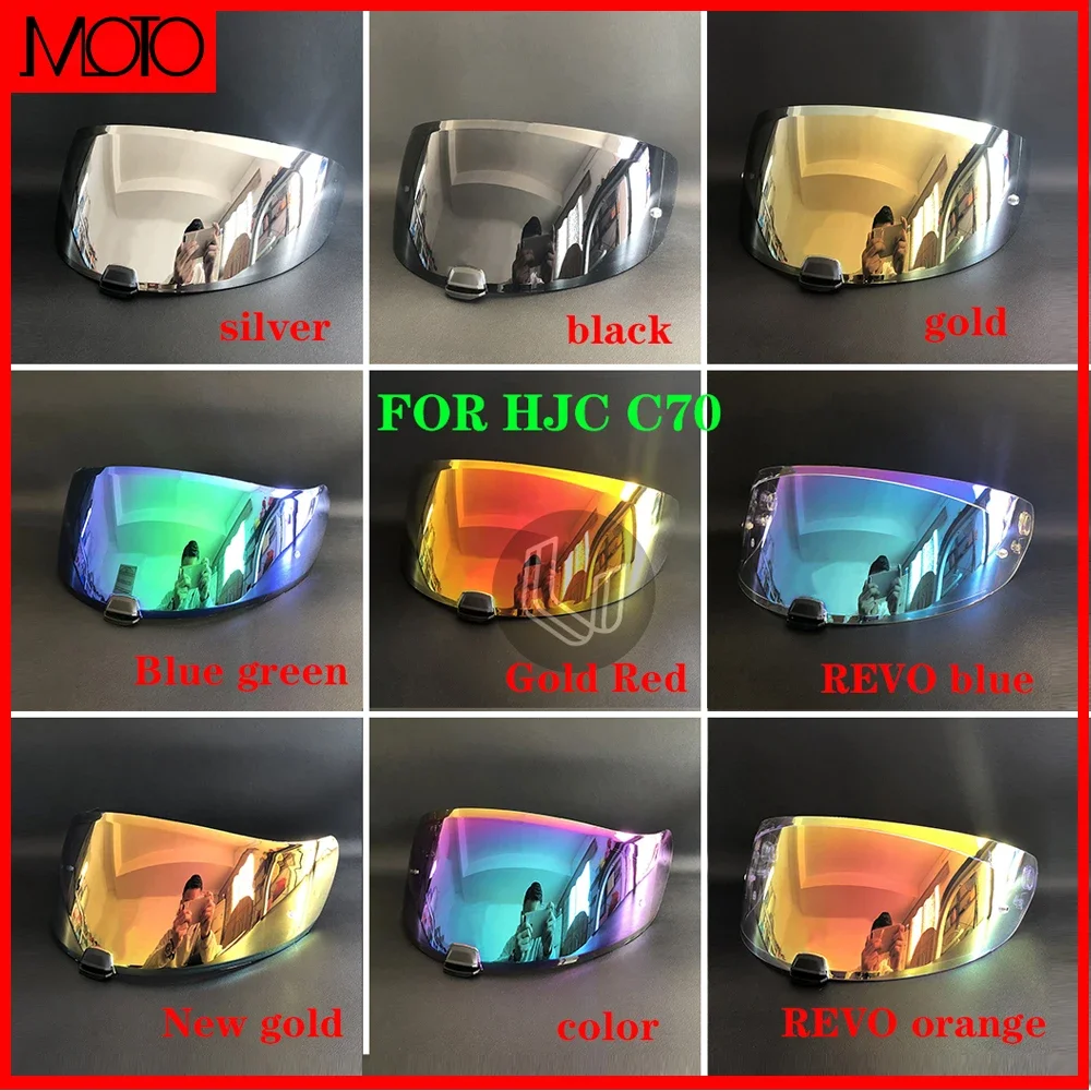 Visiera Per Casco Moto A 10 Colori Per Hjc C70 Is-17 Fg-St