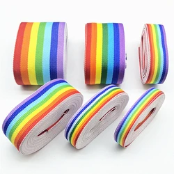 Vibrant Rainbow Ribbon for Decoration and Crafting - 5 Yards (Rainbow)