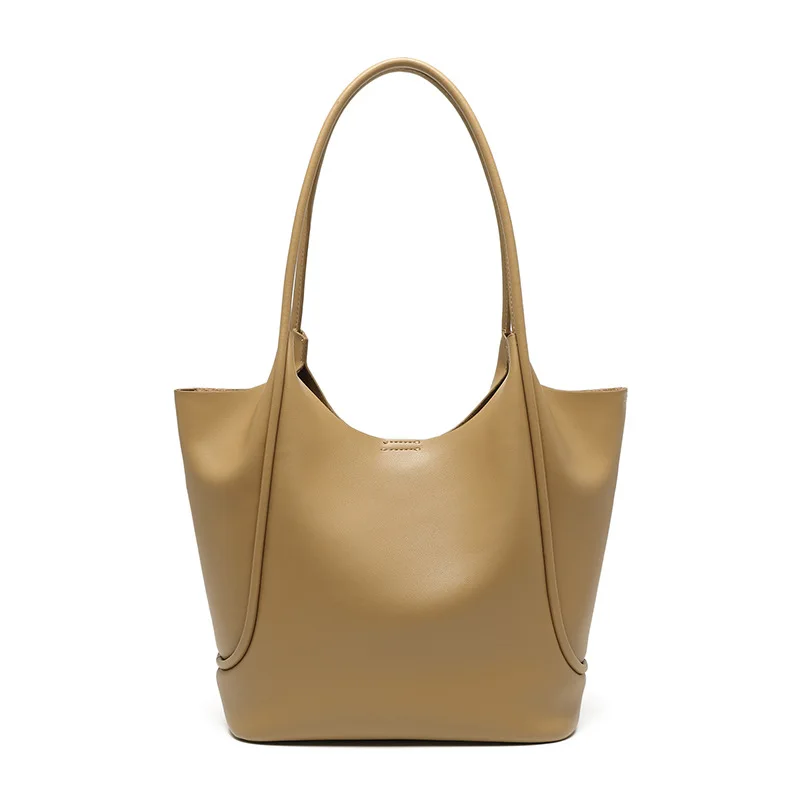 

Luxury Brand High-end Genuine Leather Tote Handbags Women Real Leather Shoulder Bag Casual Ladies Large Capacity Composite Bags