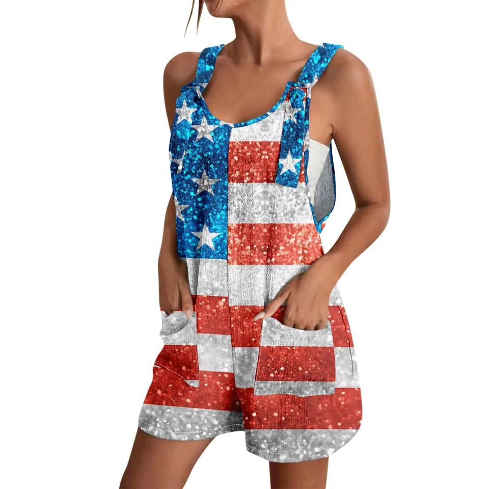 American Flag Dress For Women Wiyuqeen American Flag Overalls For