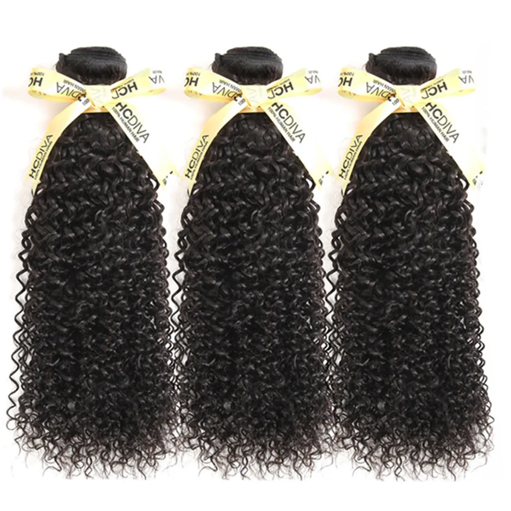 kinky encaracolado extensões de cabelo humano brasileiro cor natural extensão do cabelo humano para as mulheres kinky encaracolado pacotes negócio