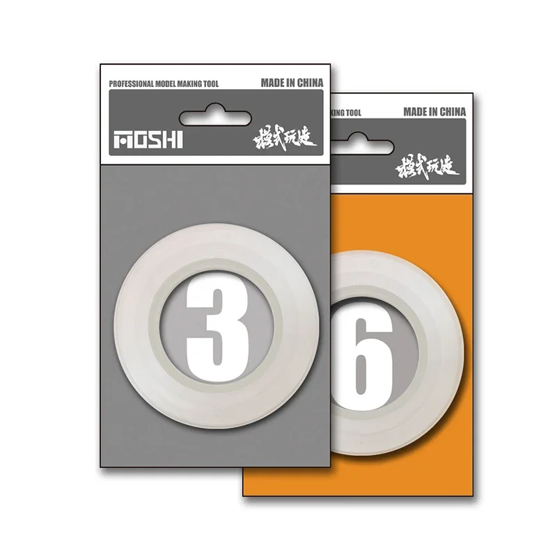 Model Tools 2pieces/lot 3/6mm Carving Guide Line Scribing Tape With/Without Scribing Template for Military Hobby DIY