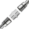 Universal G1/2 Chrome Stainless Steel Length Extender Shower Connector For Extra Long Hose For Bathroom Toilet Bidet Shower 5