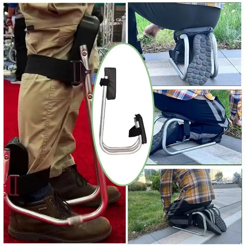 Gardening Kneeler Portable Garden Kneeler Seat Chair Wearable Foam Knee Pad Mat Cushion for Gardening Mechanics Work