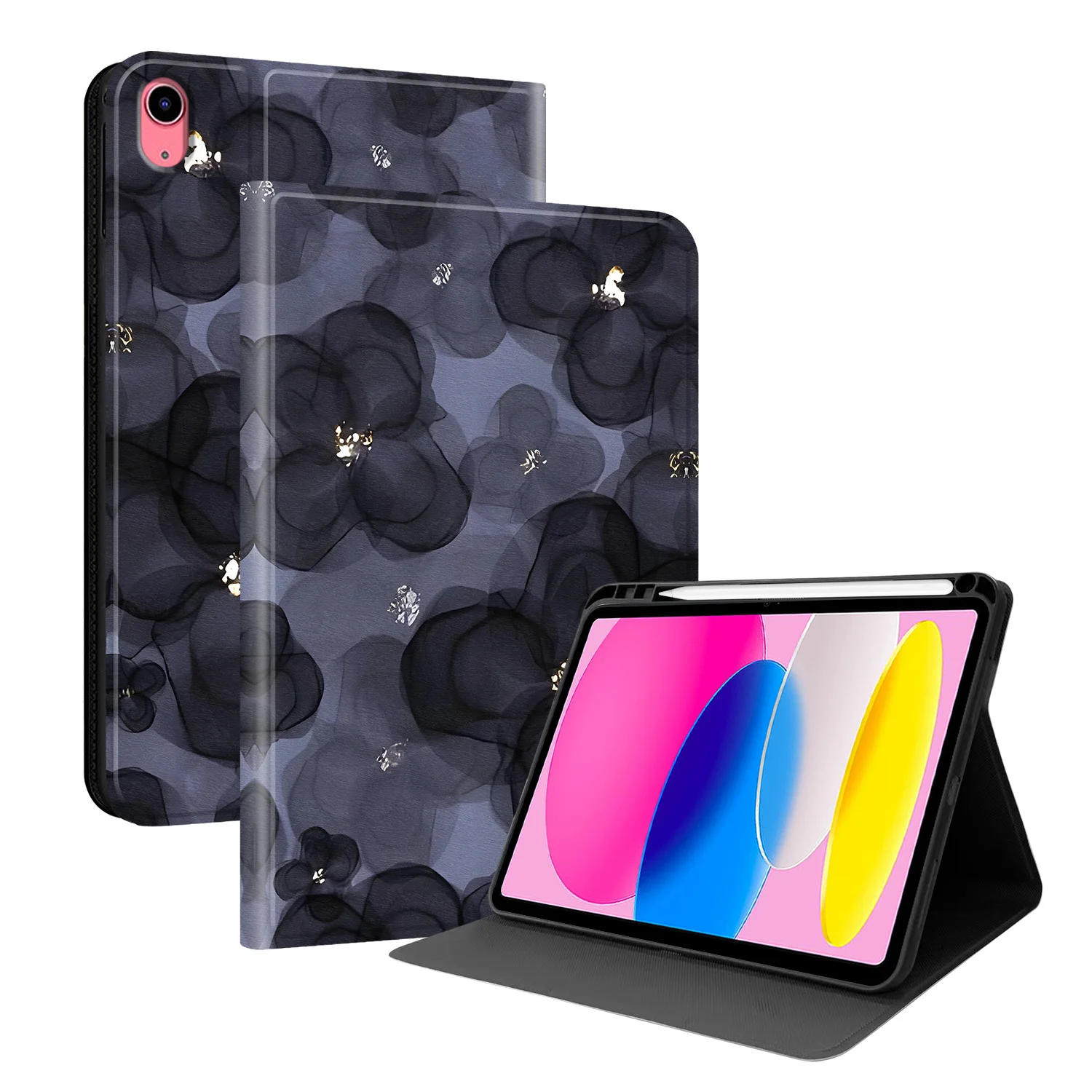 Universal Tablet Case with Pencil Holder and Protector Cover