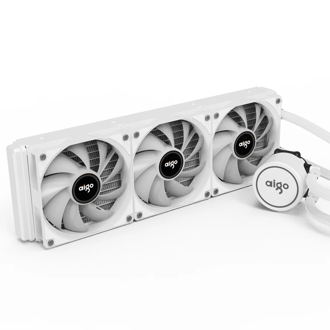 Aigo White Water Cooling CPU Cooler computer RGB Water Cooler