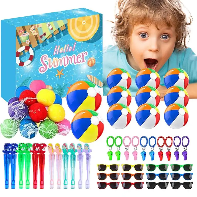 

Pool Beach Party Favors Pool Diving Toys Water Sports Play Pool Diving & Beach Fun Birthday Decorations 60-Piece Set In Bright