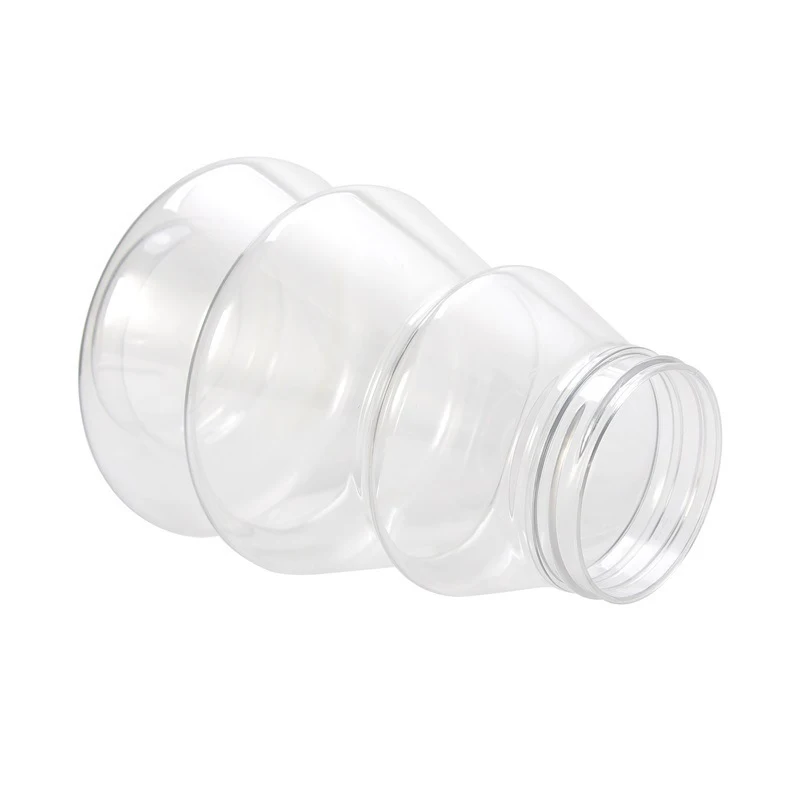 1Pc 500Ml Christmas Tree Transparent Plastic Drink Bottle Sweet Jar Diy Gift Candy Cookie Snack Chocolate Packing New Year Decor