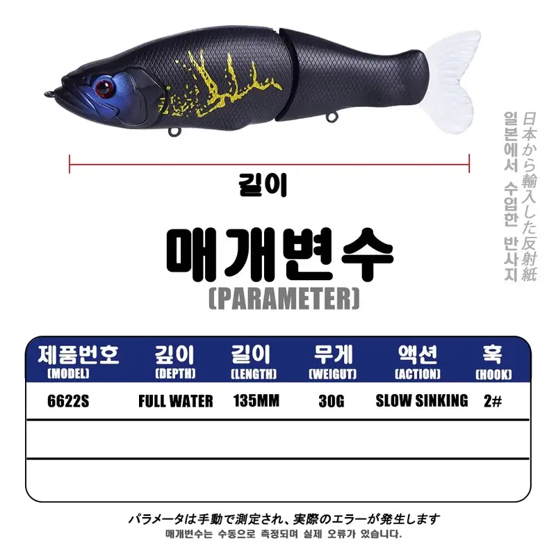 Slow Sinking SwimBaits Fishing Lures 30G Whopper Vibration Soft Tail Or Pike And Bass Hard Baits Isca Artificiall Accessories - Image 2