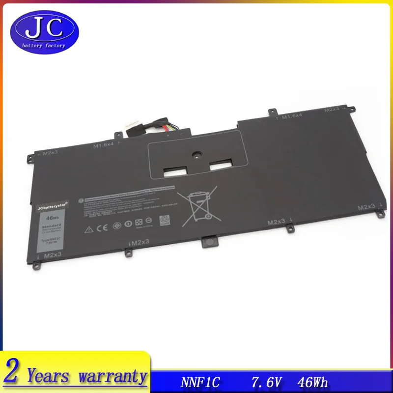 Batteria Per Laptop Jcljf Nnf1C Hmpfh Per Dell Xps 13 9365 Xps13-9365-D1805Ts,D1605Ts N003X9365-D1516Fcn Np0V3 P71G P71G00 46Wh