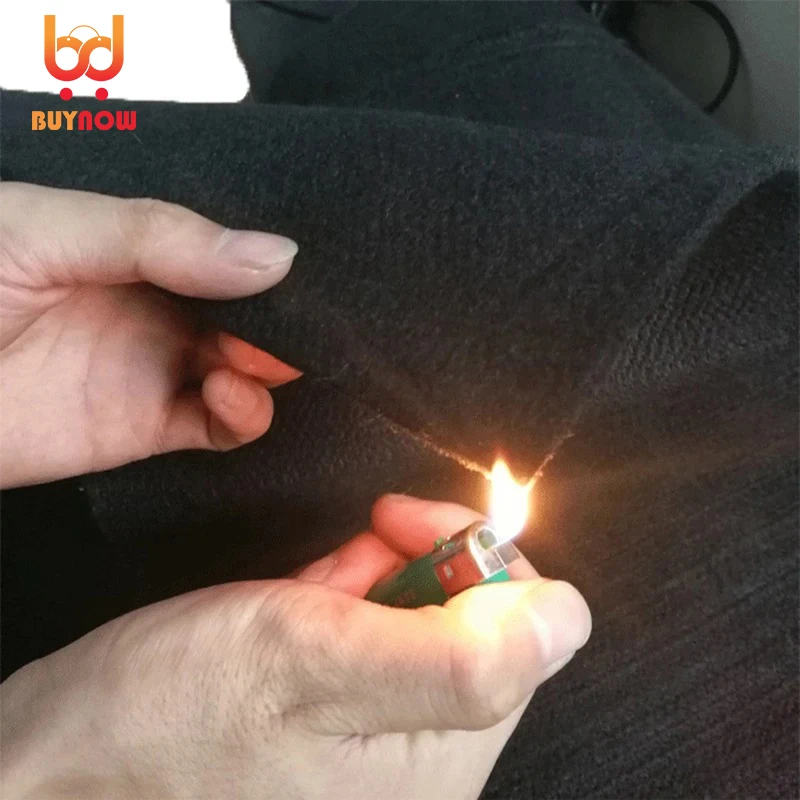 2mm 4mm Thick Non-woven Fabric High-oxygen Flame-retardant Thermal Insulation Pre-oxidized Fiber Thermal Insulation Black Felt
