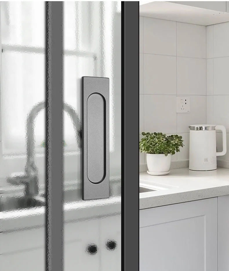 Maniglie Per Mobili LONTAN 128mm - 10 Pezzi, Nero, Acciaio Inox, Per Cucina, Armadi E Cassetti - Foto 2