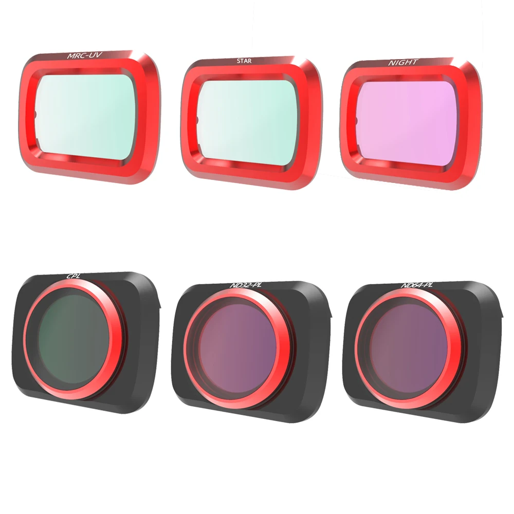 Filtres DJI Mini 3 Pro/4 Pro - Lot 3IN1 UV ND8 ND16 ND32