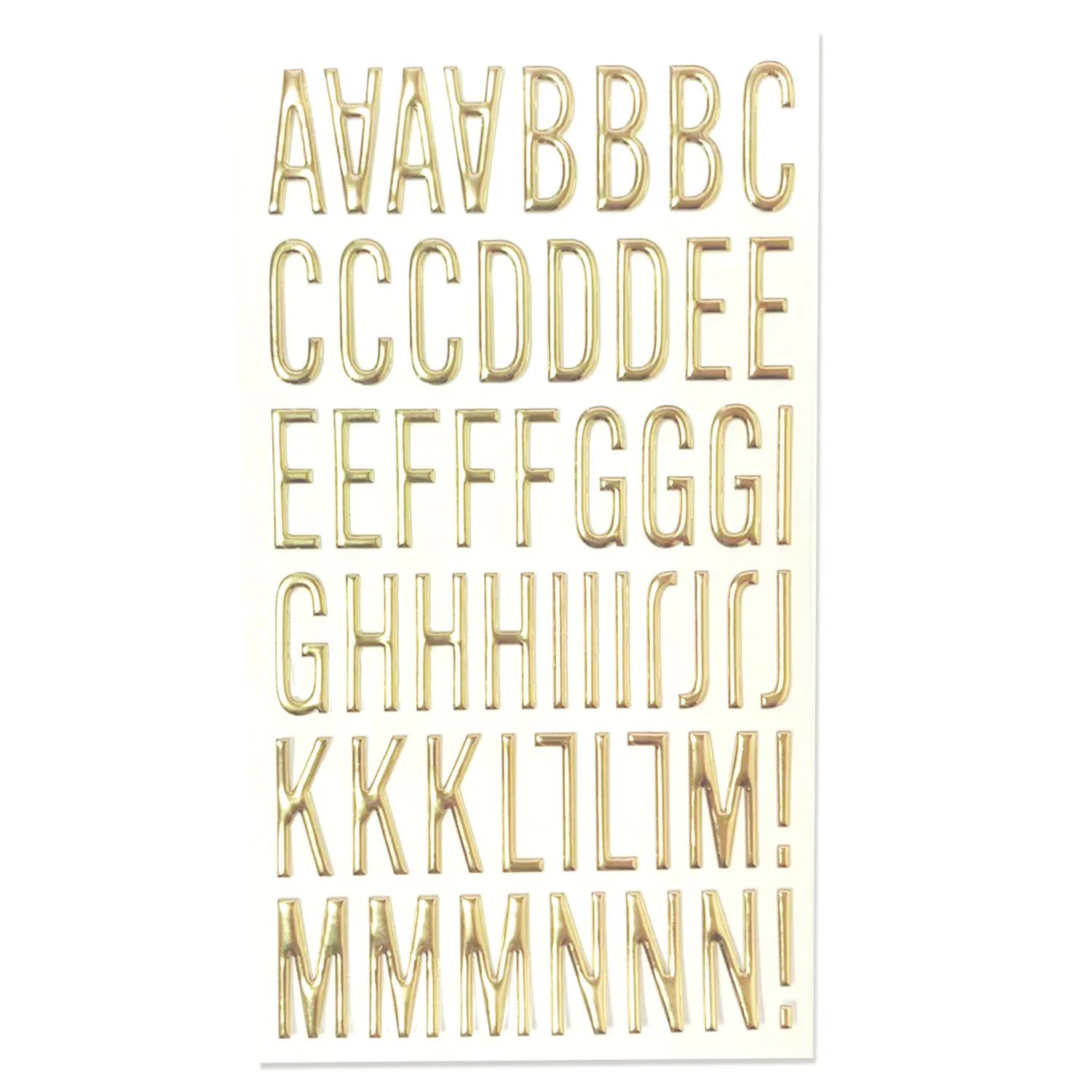 3 Sheets 170pcs 1 Inch 3D Gold Alphabet Number Stickers 25mm Letters Stickers Self Adhesive for DIY Crafts Scrapbook 3d stickers 3d wall stickers