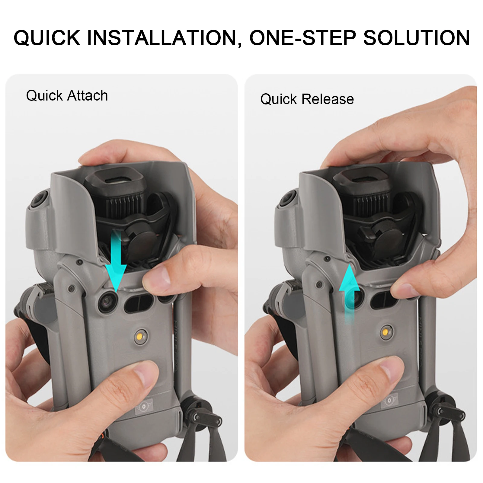 Pare-soleil anti-reflet pour DJI Mini 5 Pro - Protection objectif et cardan