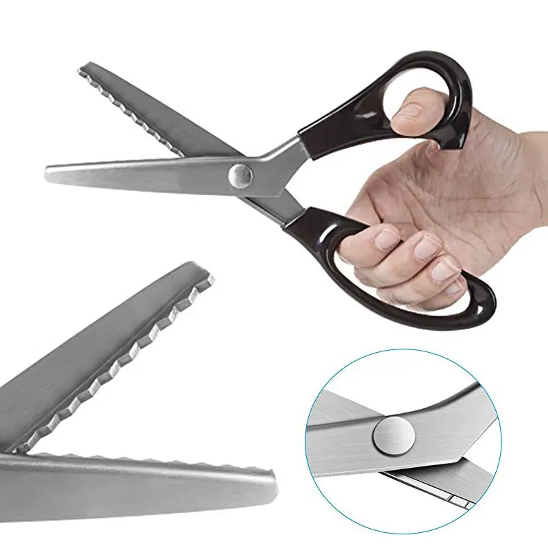 1PcHighQualityPinkingShearsNeedleworkScissorsSewingFabric