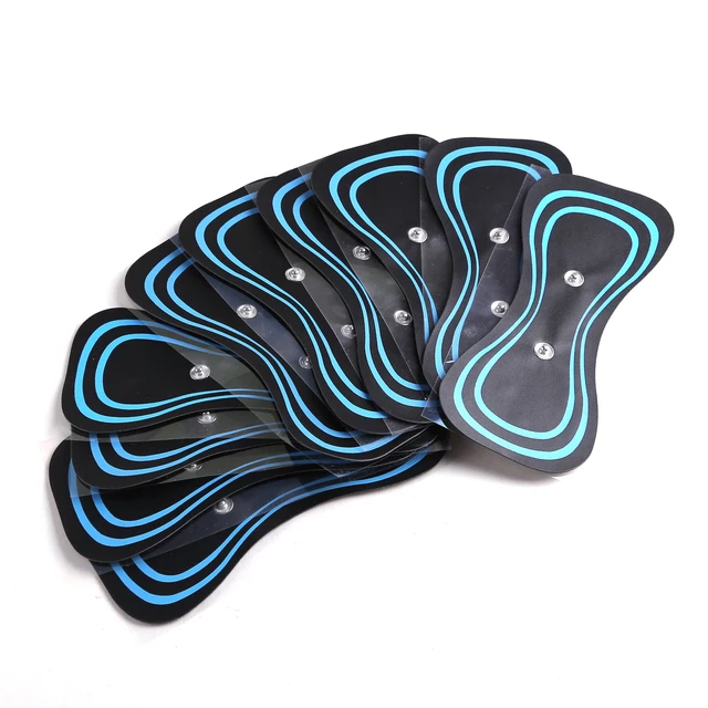 EMS Neck Massager Electrode Pads TENS Muscle Stimulator Gel Patch Accessories Trainer Exerciser Replacement Stickers for Health 5